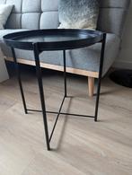IKEA Bijzettafeltje Zwart, Ophalen, Minder dan 45 cm, Minder dan 55 cm, Gebruikt