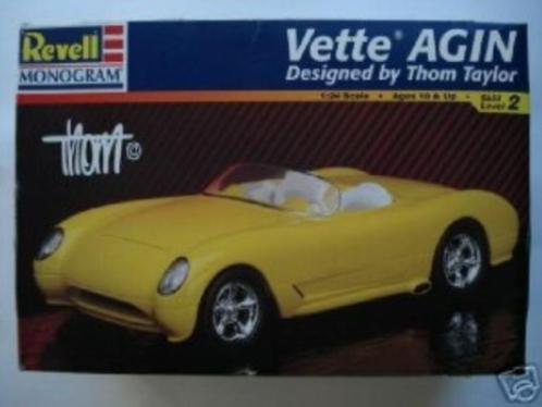 Bouwdoos 1955 Corvette Vette Agin by Thom Taylor Revell, Hobby en Vrije tijd, Modelbouw | Auto's en Voertuigen, Ophalen of Verzenden