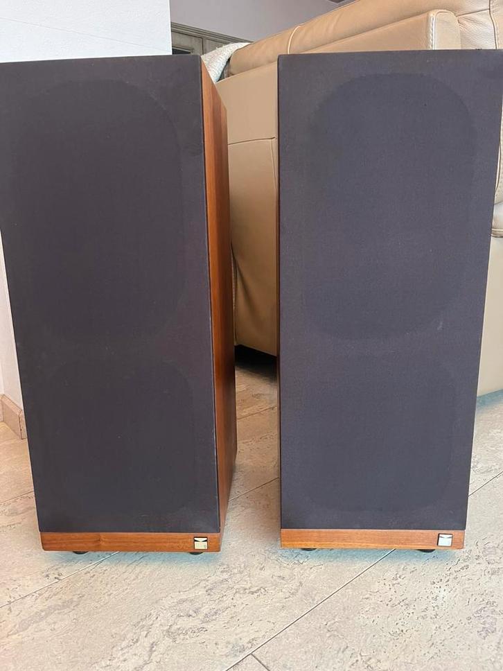 KEF Calinda speakers – vintage hifi, 1e eigenaar, Audio, Tv en Foto, Luidsprekers, Gebruikt, Front, Rear of Stereo speakers, Minder dan 60 watt