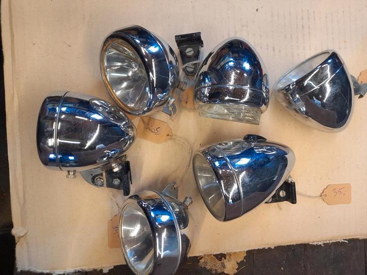 Koplamp oldtimer fiets, Fietsen en Brommers, Fietsaccessoires | Fietsverlichting, Voorlicht, Zo goed als nieuw, Dynamo, Ophalen