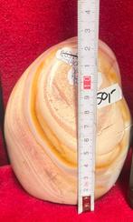 SCULPTUUR POLYCHROOM JASPIS 13 CM H/B 10 CM/ 3 cm dik € 39, Ophalen of Verzenden, Mineraal