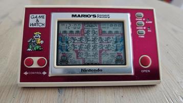 Nintendo game and watch MARIO'S Cement Factory beschikbaar voor biedingen