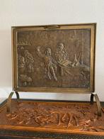 Fantastisch antiek bronzen haardscherm uit omstreeks 1900, Antiek en Kunst, Antiek | Woonaccessoires, Ophalen