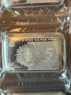 100 gram gegoten zilver muntbaar Niue, Postzegels en Munten, Edelmetalen en Baren, Ophalen of Verzenden, Zilver