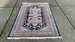 Oosters,Perzisch,handgeknoopt tapijt,wol met zijde,135x245, Beige, 100 tot 150 cm, 200 cm of meer, Ophalen of Verzenden