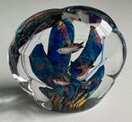 Murano glazen Aquarium presse papier, Ophalen of Verzenden