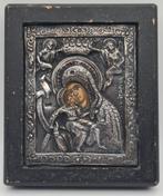 2 antieke zilveren 950 iconen, Antiek en Kunst, Ophalen of Verzenden