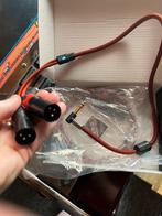 2x Audio Splitkabels haakse stereo plug 6.35mm naar 2x male, Nieuw, Ophalen of Verzenden