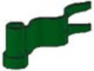 Lego Castle 5x Vlaggen Groen 4495A Left beschikbaar voor biedingen