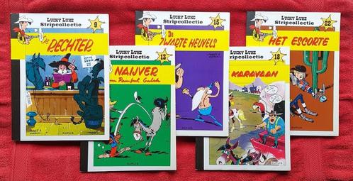 Lucky Luke. Vijf albums uit “Het Laatste Nieuws”. 2013, Boeken, Stripboeken, Gelezen, Meerdere stripboeken, Verzenden
