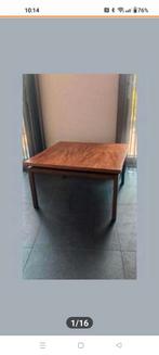 Koffietafel salontafel Rosewood palissander fineer, Ophalen, Gebruikt, 50 tot 100 cm, 50 tot 100 cm