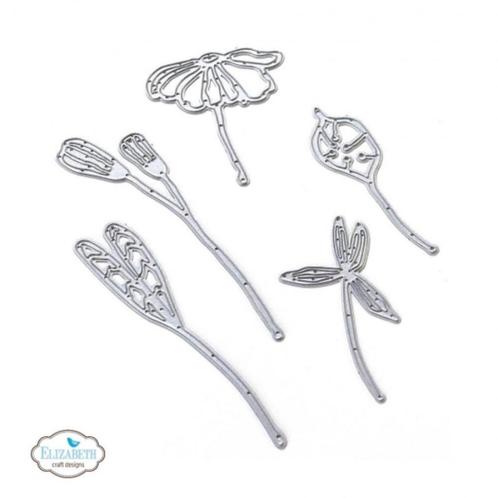Elizabeth Craft Design Metal Dies Flower Power #1787*laatste, Hobby en Vrije tijd, Scrapbooking, Nieuw, Frame of Mal, Overige merken