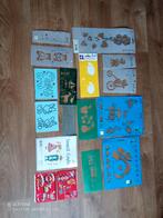 16  nieuwe en gebruikte sjablonen., Ophalen of Verzenden, Overige typen