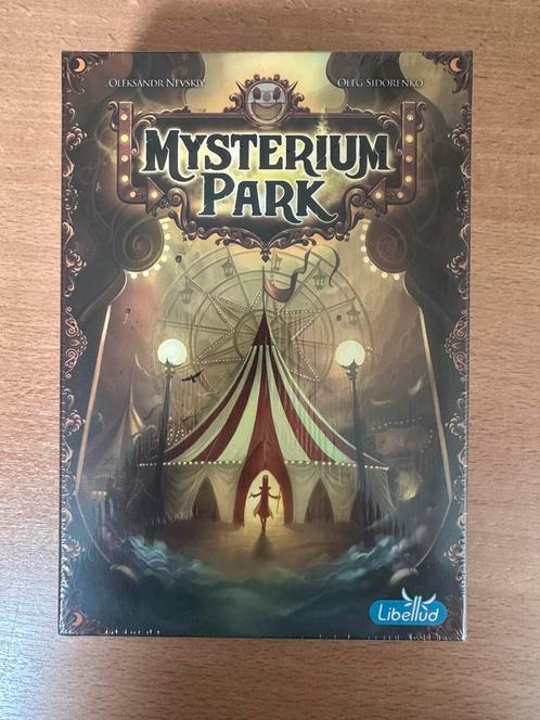 Mysterium Park, Hobby en Vrije tijd, Gezelschapsspellen | Bordspellen, Zo goed als nieuw, Een of twee spelers, Drie of vier spelers