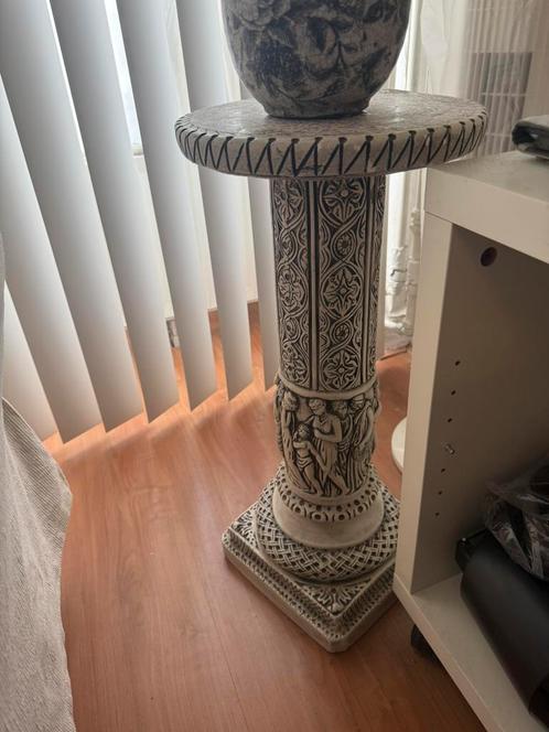 Klassieke zuil,  decoratief reliëf – zware kwaliteit, Antiek en Kunst, Antiek | Woonaccessoires, Ophalen of Verzenden