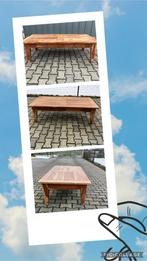 Teakhouten tafel, mango kleur, Huis en Inrichting, Tafels | Salontafels, Ophalen, Koloniaal, Teakhout, 50 tot 100 cm