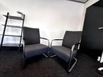 Fauteuil - 2 stuks - Grijs, Ophalen, Gebruikt, Info@trend24.nl, Minder dan 75 cm