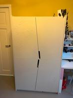 Kinderkast wit (hoge kwaliteit, mooie deuren), Huis en Inrichting, Kasten | Kledingkasten, Ophalen, Gebruikt, 100 tot 150 cm, 150 tot 200 cm