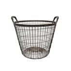 Oude zinken aardappelmand, Antiek en Kunst, Curiosa en Brocante, Ophalen