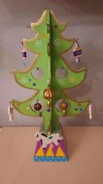 Vintage houten kerstboom kerst, Diversen, Kerst, Ophalen of Verzenden, Gebruikt