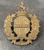 Canadese First Hussars baretembleem WO2, Verzamelen, Ophalen of Verzenden, Engeland, Embleem of Badge