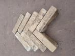Beige straatklinkers, Tuin en Terras, Tegels en Klinkers, Ophalen, Gebruikt, Beton, Klinkers