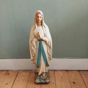 Lucky Vintage antiek brocante beeld Maria uit België  beschikbaar voor biedingen