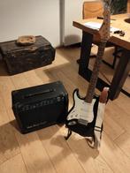 Linkshandige Elektrische Gitaar + Versterker, Muziek en Instrumenten, Versterkers | Bas en Gitaar, Ophalen, Gebruikt, Gitaar, Minder dan 50 watt