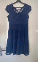 Super schattig chic blauw jurkje, Maat 38/40 (M), Blauw, Ophalen of Verzenden, Zo goed als nieuw