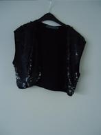 Nieuw pailletten vestje/bolero, zwart, Overige typen, Zwart, Maat 46/48 (XL) of groter, Nieuw
