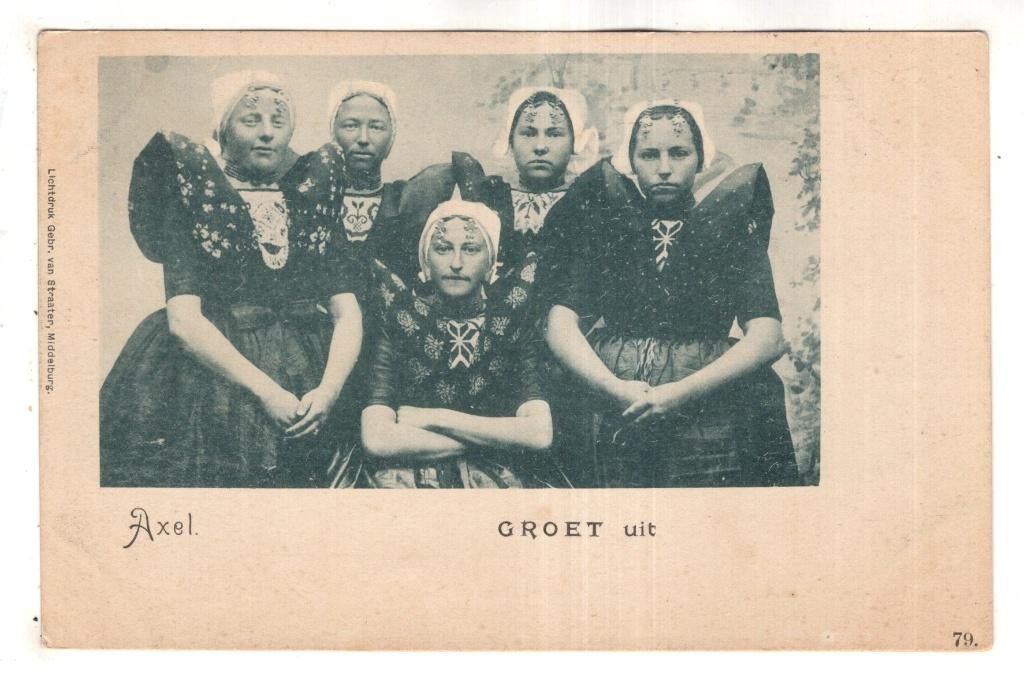 Axel Zeeuws Vlaanderen 1900, Verzamelen, Verzenden, Voor 1920, Ongelopen, Zeeland