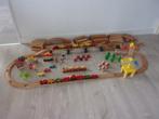 Houten TREINRAILS 145 delig, zeer uitgebreid, Ophalen of Verzenden, Zo goed als nieuw, Overige typen