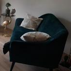 Velvet groene bank, Ophalen, Gebruikt, 150 tot 200 cm, Velvet