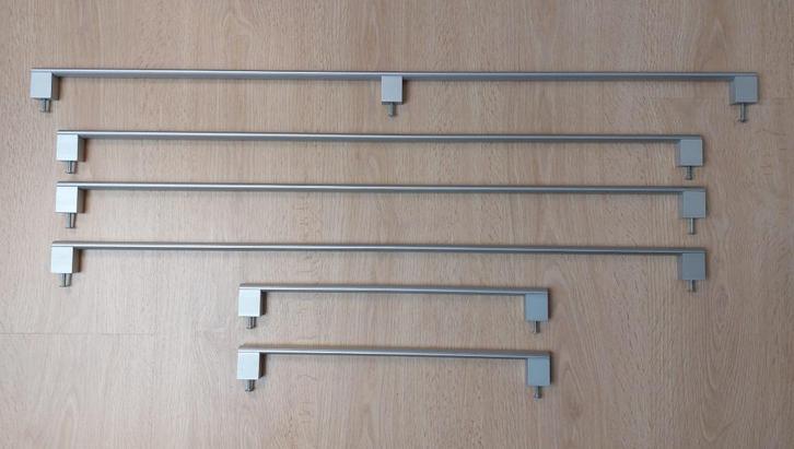 Aluminium Deurgrepen set van 6 stuks, Huis en Inrichting, Keuken | Keukenelementen, Zo goed als nieuw, Minder dan 100 cm, Minder dan 50 cm