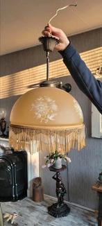 Glazen lamp met kraaltjes, Antiek en Kunst, Ophalen