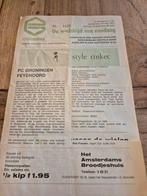 FC GRONINGEN  - FEYENOORD, Ophalen of Verzenden, Feyenoord