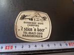 stickers Haaksbergen 't Stien 'n boer Barbeque Huis Camping*, Ophalen, Zo goed als nieuw, Overige typen