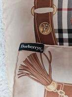 Originele Burberry Zijde Sjaal Vintage, Maat 42/44 (L), Ophalen of Verzenden, Zo goed als nieuw, Burberry