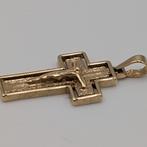 Gouden kruis met Jezus 2.2gr 14kt goud 585 (goudprijs 110)