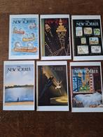 6 ansichtkaarten The New Yorker  ongelopen, Ophalen of Verzenden, 1980 tot heden, Ongelopen, Overige thema's