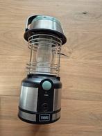Oplaadbare LED lantaarn, ideaal voor de camping, Caravans en Kamperen, Zaklampen, Ophalen of Verzenden, Zo goed als nieuw, Accu