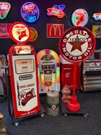 Unieke Texaco reclamezuil - reclamebord, Ophalen, Gebruikt