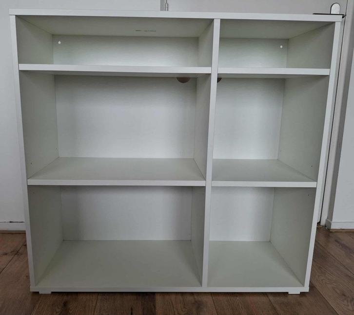 VIHALS open kast – wit, 4 legplanken (95x37x90 cm), Huis en Inrichting, Kasten | Boekenkasten, Zo goed als nieuw, 50 tot 100 cm