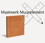 Muurelement cortenstaal op maat gemaakt Maatwerk., Caravans en Kamperen, Windschermen, Ophalen of Verzenden, Nieuw