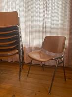 Giancarlo Piretti Castelli stoelen (dsc-106), 8 stuks, Huis en Inrichting, Stoelen, Ophalen, Gebruikt, Bruin, Castelli