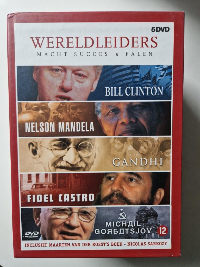 Wereldleiders: Macht, Succes & Falen - 5 DVD Boxset, Gebruikt, Alle leeftijden, Boxset, Ophalen of Verzenden