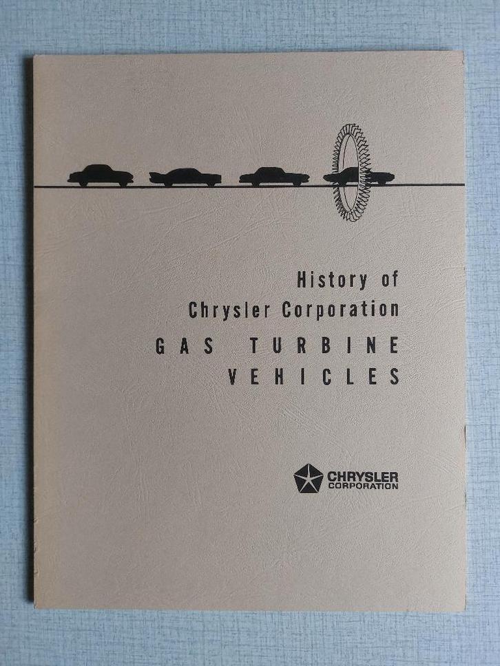 History of Chrysler Corporation - GAS TURBINE VEHICLES, Boeken, Auto's | Boeken, Zo goed als nieuw, Overige merken, Ophalen of Verzenden
