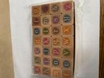 Setje  stempel letters, Hobby en Vrije tijd, Stempelen, Ophalen of Verzenden, Nieuw, Houten stempel