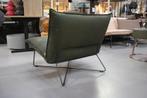 Stoere fauteuil EARL Jess metaal canvas legertent legergroen, Ophalen, 75 tot 100 cm, Zo goed als nieuw, Stof