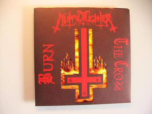 Single NunSlaughter - Burn the cross, Cd's en Dvd's, Vinyl Singles, Gebruikt, Pop, Verzenden